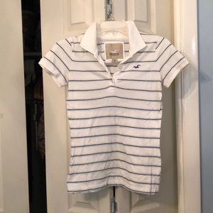 Hollister | White and blue striped girls’ tee